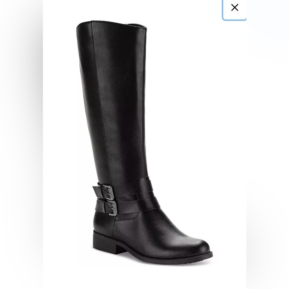 NWT Style & Co
Women's Maliaa Wide-Calf Buckled Riding Boots